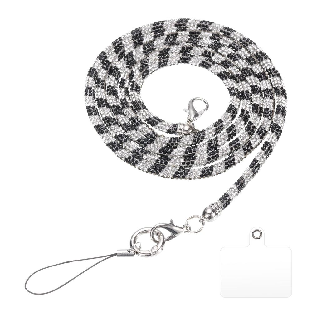 2951 2 Pcs Rhinestone Purse Straps, Crystal Bag Handle Sparkly Replacement